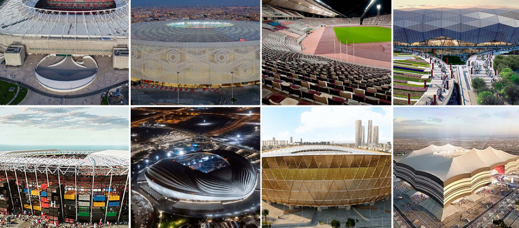 Los 8 estadios de fútbol de la Copa Mundial de la FIFA 2022 en Qatar